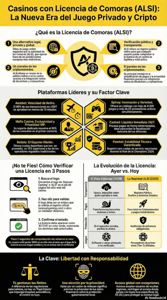 Infografía Casinos ALSI: Nueva Era Cripto
