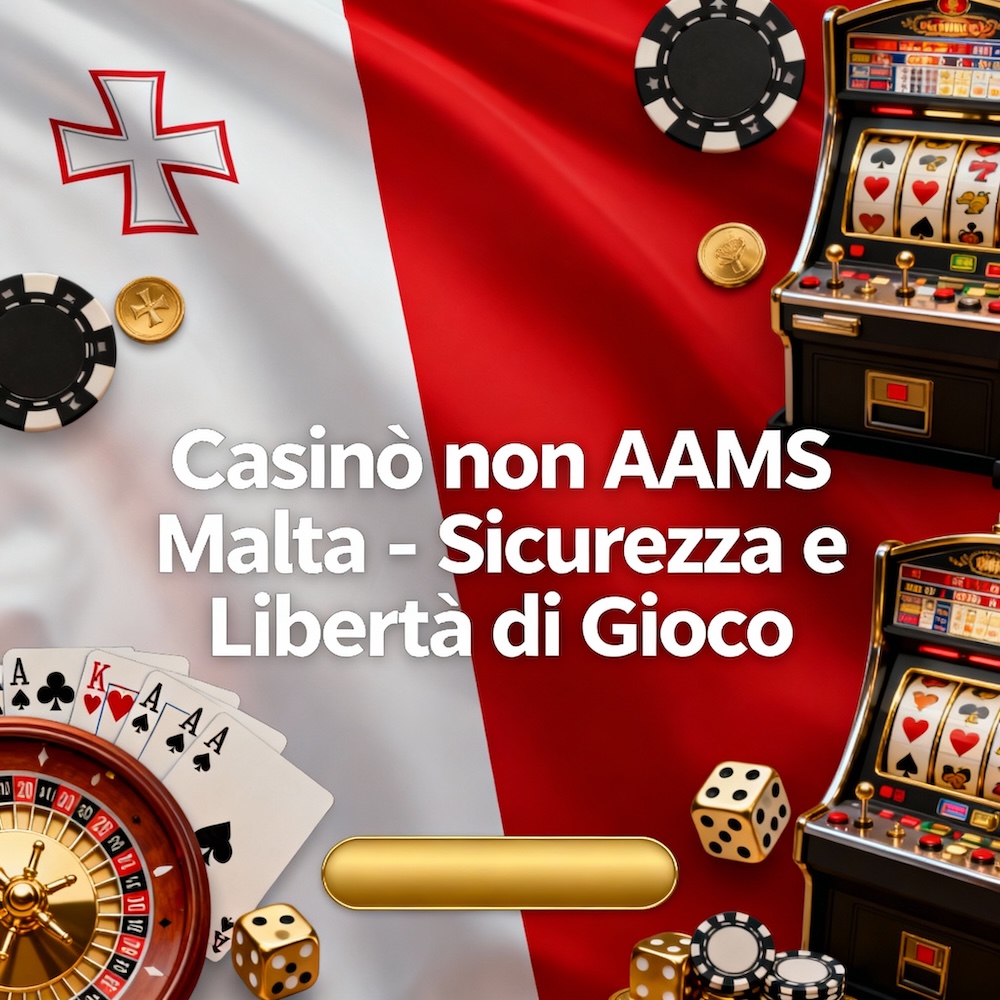 banner-with-maltese-flag-plus-casino-elements Banner with Maltese flag and casino elements symbolizing secure and free online gambling